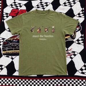 Olive Green National Geographic Beetles Cotton T-Shirt